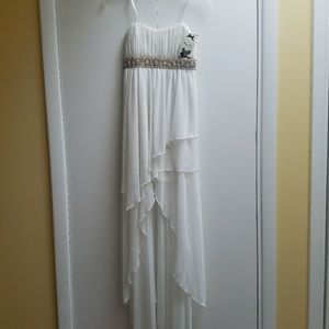 White Chiffon Goddess Dress